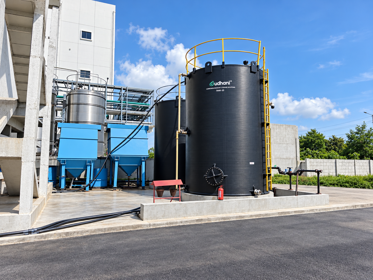 Environmental and utility equipment at the Clearsynth facility