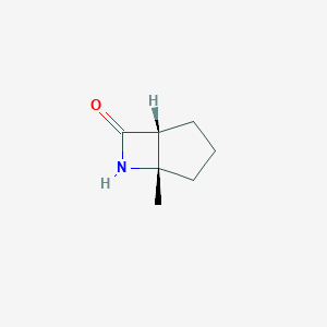 (+/-)-5-Methyl-6-azabicyclo[3.2.0]heptan-7-one