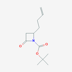 (+/-)-tert-Butyl-2-but-3-en-1-yl-4-oxoazetidine-1-carboxylate