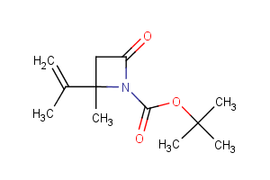 (+/-)-tert-Butyl 2-isopropenyl-2-methyl-4-oxoazetidine-1-carboxylate