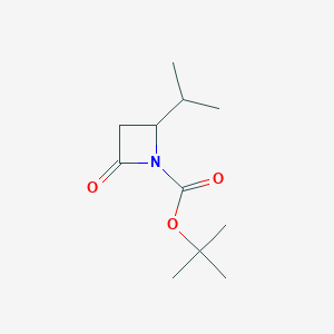 (+/-)-tert-butyl 2-isopropyl-4-oxoazetidine-1-carboxylate