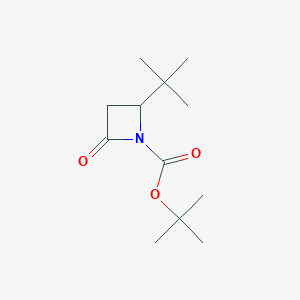 (+/-)-tert-butyl-2-tert-butyl-4-oxoazetidine-1-carboxylate