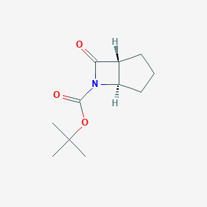 (+/-)-tert-butyl-7-oxo-6-azabicyclo[3.2.0]heptane-6-carboxylate