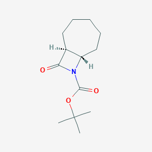 (+/-)-tert-butyl-9-oxo-8-azabicyclo[5.2.0]nonane-8-carboxylate