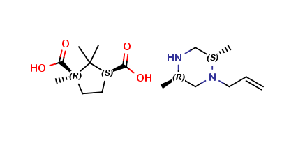 (+)-(2S,5R)-1-Allyl-2,5-dimethylpiperazine, (+)-Camphoric Acid Salt