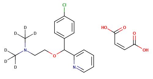 (±)-Carbinoxamine-d6 Maleate (N,N-dimethyl-d6)