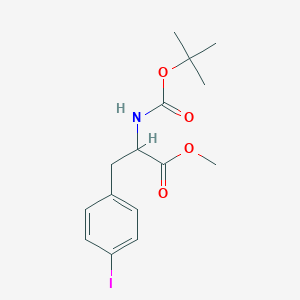 (±)-(R/S)-2-tert-Butoxycarbonylamino-3-(4-iodo-phenyl)-propionic acid methyl ester