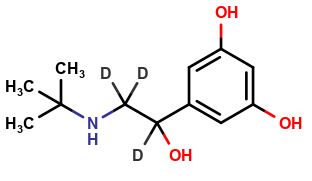 (±)-Terbutaline-d3 (1-hydroxyethyl-1,2,2-d3)