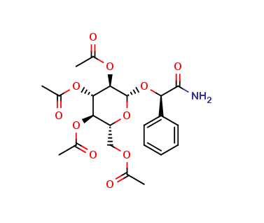 (αR)-α-[(2,3,4,6-Tetra-O-acetyl-β-D-glucopyranosyl)oxy]benzeneacetamide
