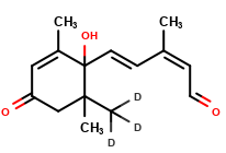 (�)-Abscisic Aldehyde-d3