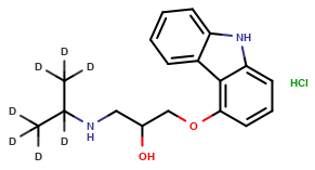 (±)-Carazolol-d7 HCl (iso-propyl-d7)