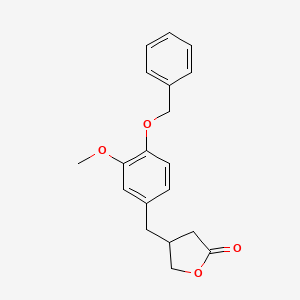 (±)-Dihydro-4-[[3-methoxy-4-(phenylmethoxy)phenyl]methyl]-2(3H)-furanone