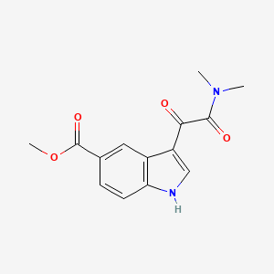 α,β-Dioxo-N-N-dimethyltryptamine 5-Carboxylic Acid Methyl Ester