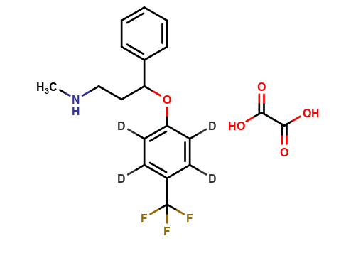 (±)-Fluoxetine-d4 Oxalate (trifluoromethylphen-d4-oxy)