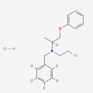 (±)-Phenoxybenzamine-d5 HCl (benzyl-2,3,4,5,6-d5)