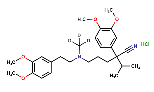 (±)-Verapamil-d3 HCl (N-methyl-d3)
