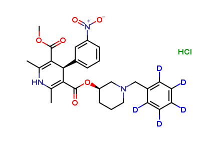 (-)-alfa-Benidipine-d5 Hydrochloride