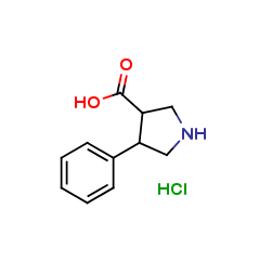(±)-trans-4-phenyl-pyrrolidine-3-carboxylic acid·HCl