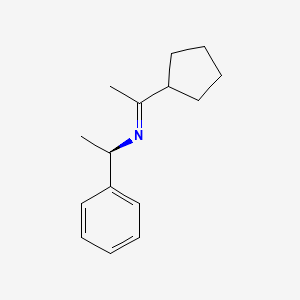 (αR)-N-(1-Cyclopentylethylidene)-α-methylbenzenemethanamine