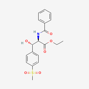 (ß-S)-N-Benzoyl-ß-hydroxy-4-(methylsulfonyl)-D-phenylalanine Ethyl Ester