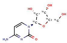 [1',2',3',4',5'-13C5]cytidine
