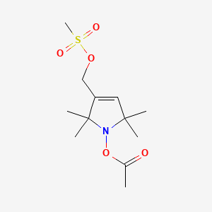 (1-Acetoxy-2,2,5,5-tetramethyl-d-3-pyrroline-3-methyl) Methanesulfonate