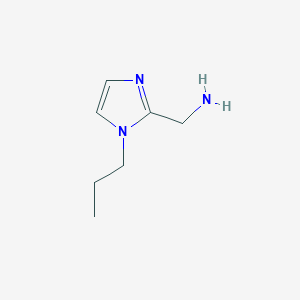 [(1-Propyl-1H-imidazol-2-yl)methyl]amine dihydrochloride