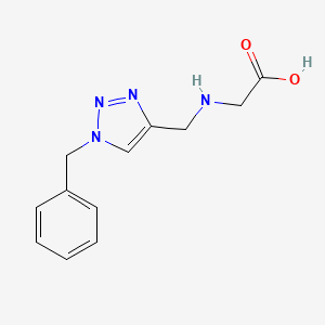 ((1-benzyl-1H-1,2,3-triazol-4-yl)methyl)glycine