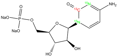 Cytarabine-5'-monophosphate disodium salt 13C,15N2