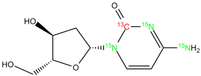 2'-Deoxycytidine 13C,15N3