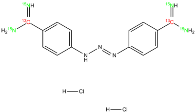 Diminazene dihydrochloride 13C2,15N4