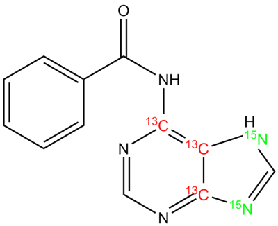 N-(7H-Purin-6-yl)benzamide 13C3, 15N2