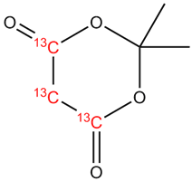 2,2-Dimethyl-1,3-dioxane-4,6-dione 13C3