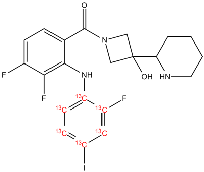 Cobimetinib, racemic mixture 13C6