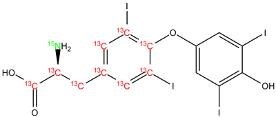 L-Thyroxine 13C9,15N