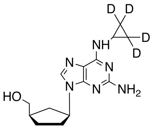 (1R,3S)-3-[2-Amino-6-(cyclopropylamino)-9H-purin-9-yl]cyclopentanemethanol-d4
