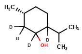 (1RS,2RS,5R)-Menthol-1,2,6,6-d4