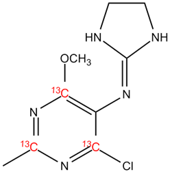 [2,4,6-13C3]-Moxonidine