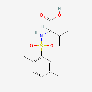 ((2,5-Dimethylphenyl)sulfonyl)valine