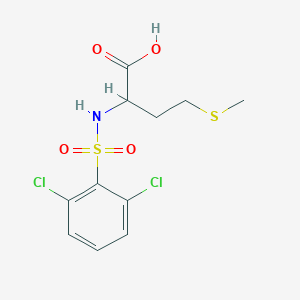 ((2,6-Dichlorophenyl)sulfonyl)methionine