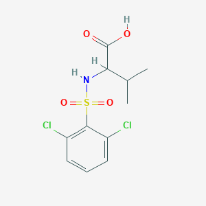 ((2,6-Dichlorophenyl)sulfonyl)valine