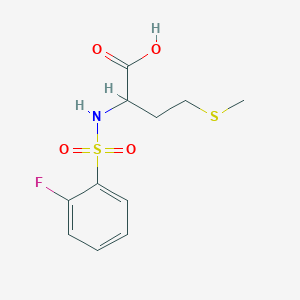 ((2-Fluorophenyl)sulfonyl)methionine