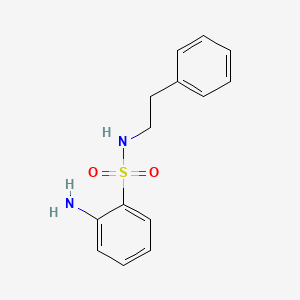 ((2-aminophenyl)sulfonyl)(2-phenylethyl)amine