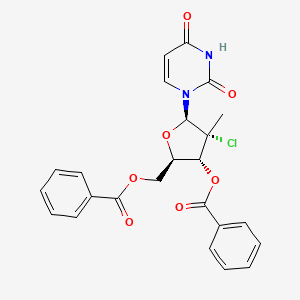 ((2R,3R,4R,5R)-3-(benzoyloxy)-4-chloro-5-(2,4-dioxo-3,4-dihydropyrimidin-1(2H)-yl)-4-methyltetrahydrofuran-2-yl)methyl benzoate