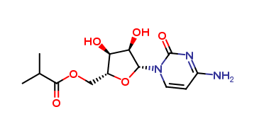 ((2R,3S,4R,5R)-5-(4-amino-2-oxopyrimidin-1(2H)-yl)-3,4-dihydroxytetrahydrofuran-2-yl)methyl isobutyrate