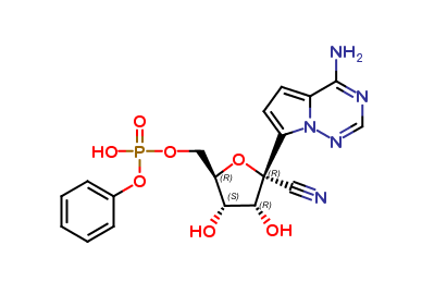 ((2R,3S,4R,5R)-5-(4-aminopyrrolo[2,1-f][1,2,4]triazin-7-yl)-5-cyano-3,4-dihydroxytetrahydrofuran-2-y
