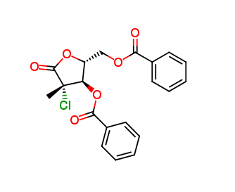 ((2R,4S)-3-(benzoyloxy)-4-chloro-4-methyl-5-oxotetrahydrofuran-2-yl)methyl benzoate