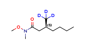 (2S)-N-Methoxy-N,2-dimethylhexanamide-d3