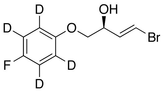 (2S,3E)-4-Bromo-1-(4-fluorophenoxy)-3-buten-2-ol-d4