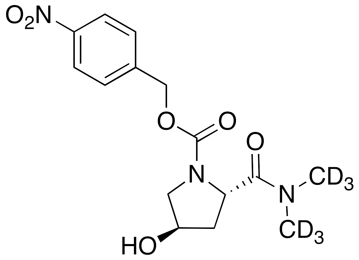 (2S,4R)-2-[(Dimethylamino)carbonyl]-4-hydroxy-1-pyrrolidinecarboxylic Acid-d6 4-Nitrobenzyl Ester